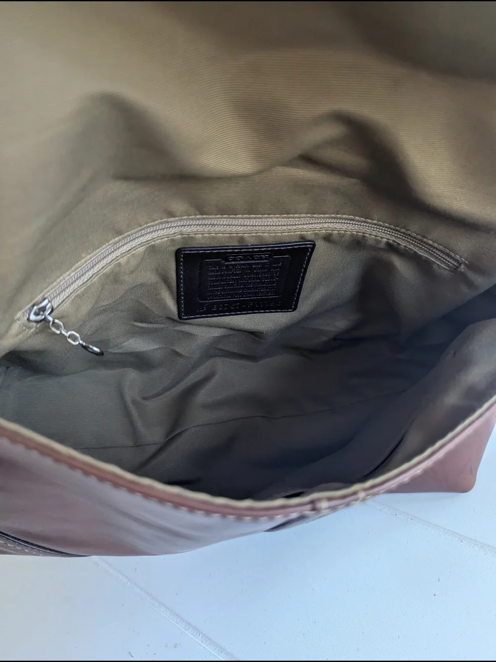 vintage Y2K Coach Hamptons Buckle Flap bag